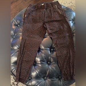 Dear John Leopard Print Joggers